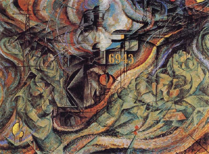 Umberto Boccioni State of Mind II The Farewells china oil painting image